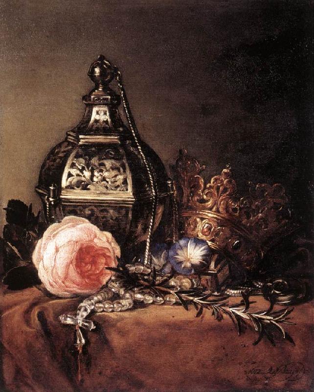 BRAY, Dirck Still-Life with Symbols of the Virgin Mary oil painting picture